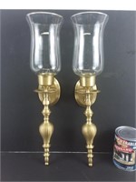2 bougeoirs muraux - Candle sconces