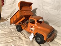 Buddy L Orange Dump truck