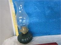 Nice colorful oil lamp with chimney