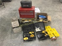 Toolboxes , drill, nails and more