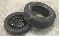 Two 15 inch tires