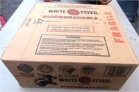 593 - BOX OF WHITE FLYER SHOOTING TARGETS