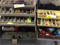 2 Tackle Boxes with Fishing Tackle