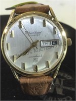 LUCIEN PICCARD  10K GOLD PLATED  WRIST WATCH