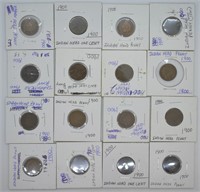 SHEET OF INDIAN HEAD CENTS