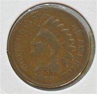 1865 INDIAN HEAD CENT VG