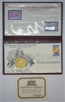 US CONSTITUTION SILVER DOLLAR FIRST DAY COVER