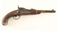 Converted Springfield 1869 Trapdoor Pistol