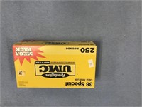 250 round box of 38 Special ammo, 130 gr. MC by Re