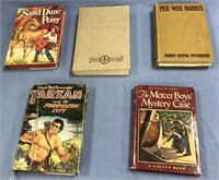Lot of 5, collectable hard cover novels, titles ar
