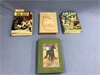 Lot of 4, collectable hard cover novels, titles ar