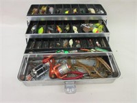 Umco Metal Tackle Box with Contents