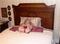 Antique Walnut Bed