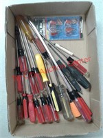 Lot of various screwdrivers