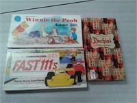 Lot of games, pachisi, Winnie the pooh and more