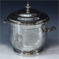 POOLE STERLING SILVER INSULATED ICE BUCKET