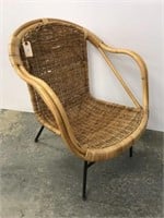 Wicker and Bamboo arm chair