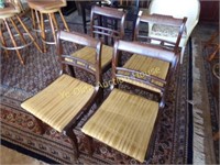 Inlaid Mahogany Regency Style Sidechairs