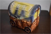 Ceramic Wagon Cookie Jar