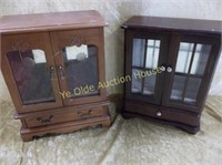 Two Wooden Jewelry Boxes