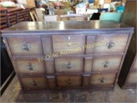 Rough Mahogany 6-Drawer Chest