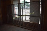 Chain Link Gate with built in Gate