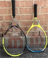 Two Wilson Tennis Rackets