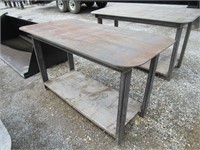 New/Unused HD 30" X 57" Welding Shop Table w/Shelf