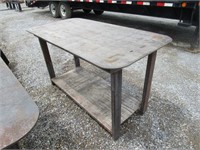 New/Unused HD 30" X 57" Welding Shop Table w/Shelf