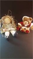 Stuffed Bear and Rag Doll