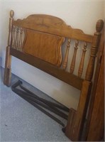 Queen size headboard and frame
