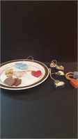 Cute country decor and platter