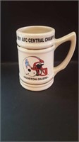 Houston Oilers collectible beer stein