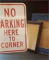Parking sign and picture frames
