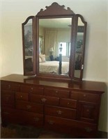 Exceptional Kincaid Dresser with Mirror.