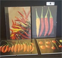 Beautiful Framed Pepper Pictures