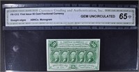 1862 FIRST ISSUE 50 CENT FRACTIONAL CURRENCY