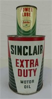 LOT: 2 SINCLAIR OIL & LUBE CANS