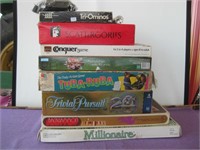 Stack of Vintage Board Games
