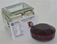 Genuine 1771ct Natural Ruby With EGL COA
