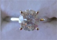 14K Yellow Gold 1.51ct Solitaire Diamond Ring