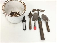 Vintage yard tools