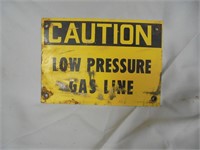 Metal Caution Sign