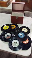 -ASSSORTMENT OF 45 RPM RECORDS IN