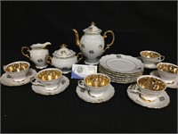 Beautiful 6 setting piece tea set Porzellan Manuf