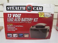 Stealth Cam 12v lead acid battery kit NIB