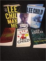 Lee Child novels-lot of six