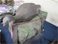Bag of blind(s) & turkey decoy