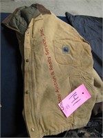 Berne quilted jacket 4XLT &Berne quilted bibs size