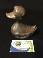 Silver plated Duck Bank